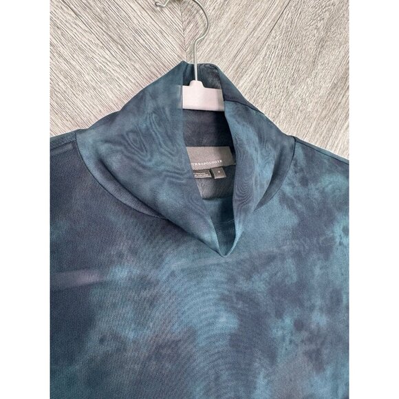 Anthropologie Sheer Second Skin Mock Neck Top Size Small - Picture 3 of 8